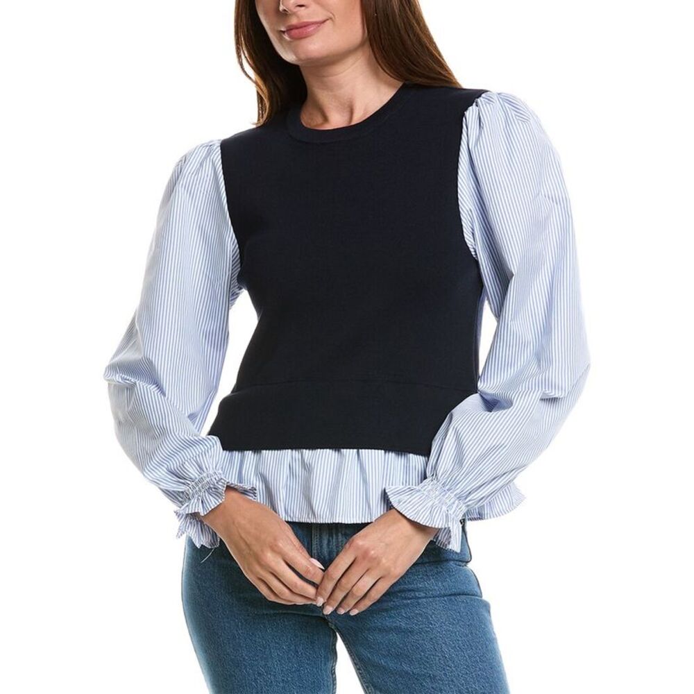 Nanette Nanette Lepore Womens  Sweater, Blue